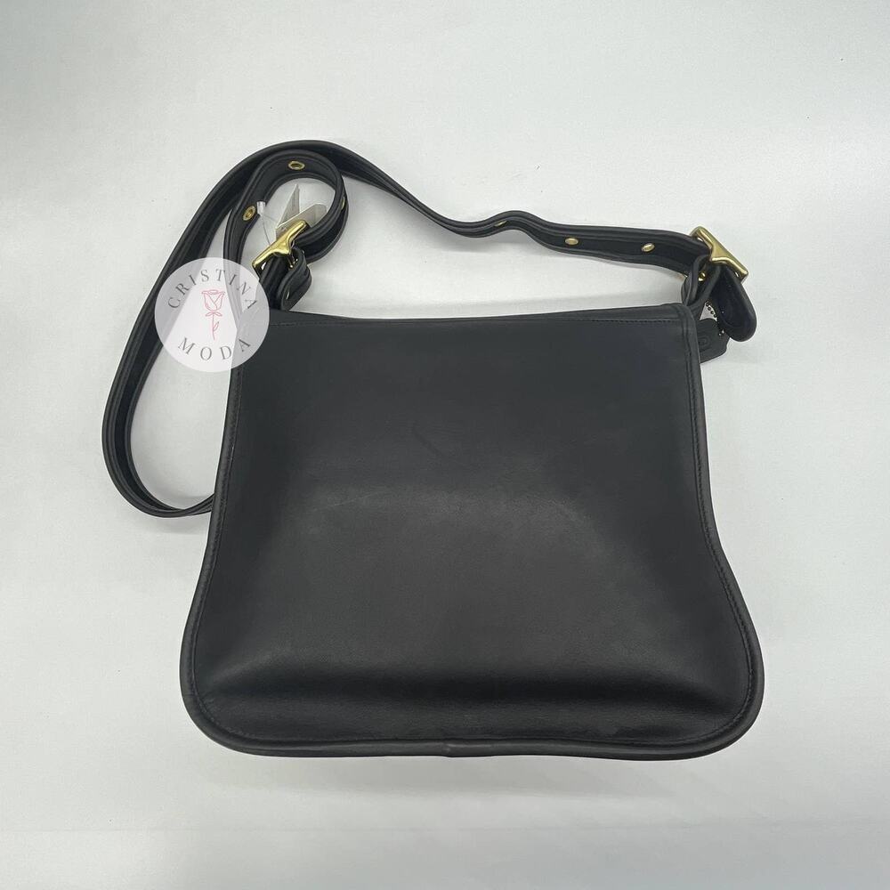 NEW Vintage Coach Stewardess Bag 9525 Black 2000 Costa Rica - Picture 3 of 10